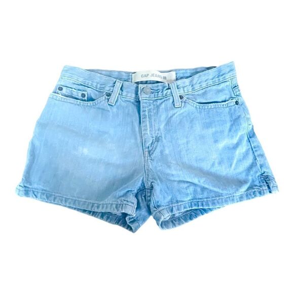 Vintage Gap Jeans Six Pocket Denim Jean Shorts Size 6 - Picture 1 of 3